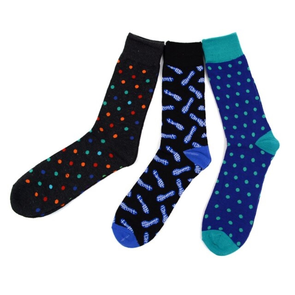 Men’s Fancy Socks. 3 Pack. NWT
